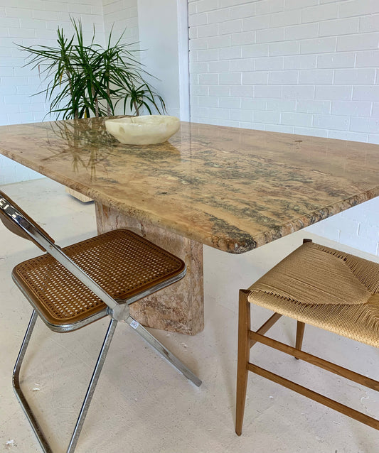 Vintage Marble Dining Table
