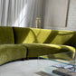 Bespoke Olive Curved Modular Sofa