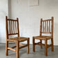 Four Wiggly Handmade Dining Chairs (Set)
