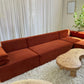 - Copper Velvet Modular Sofa Set