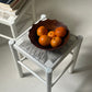 - White Rush Stool - Two Available