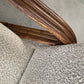 Classic Cane Pretzel Chair in Boucle - Two Available