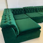 Vintage Fler Velvet Modular Sofa