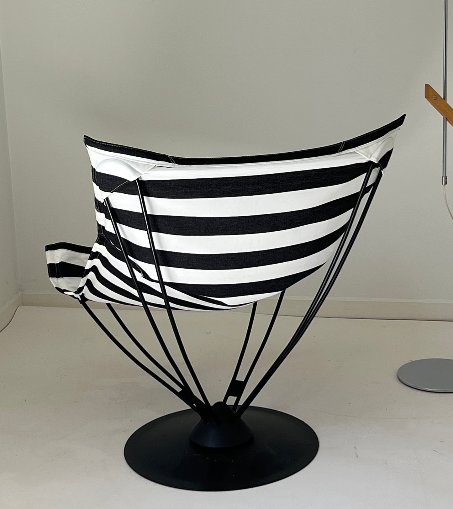 1970s IKEA Swivel Lounge Chair, Refurbished