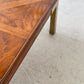 Burl and Brass Coffee Table