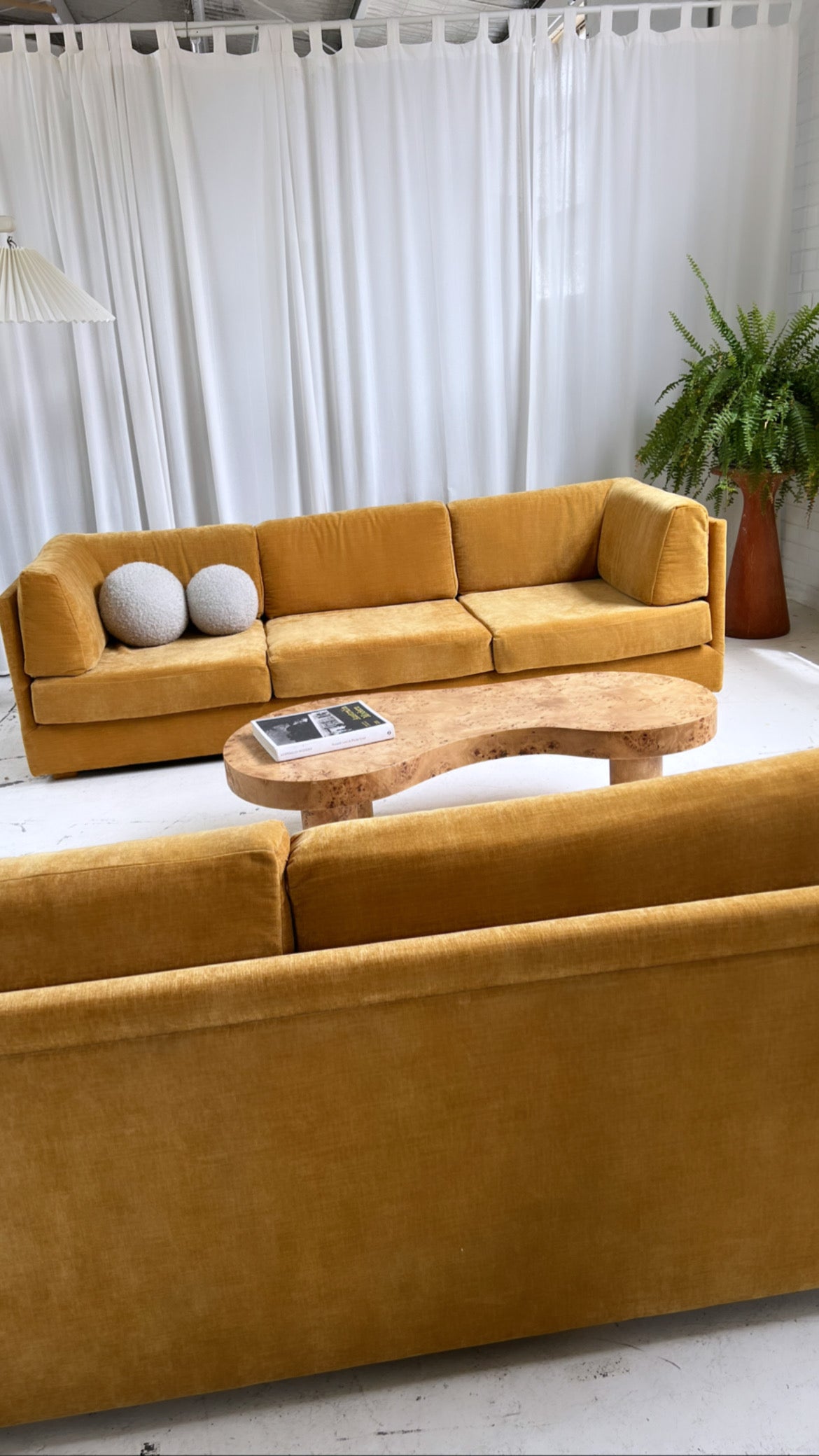 - Bespoke Mustard Modular Sofa Set