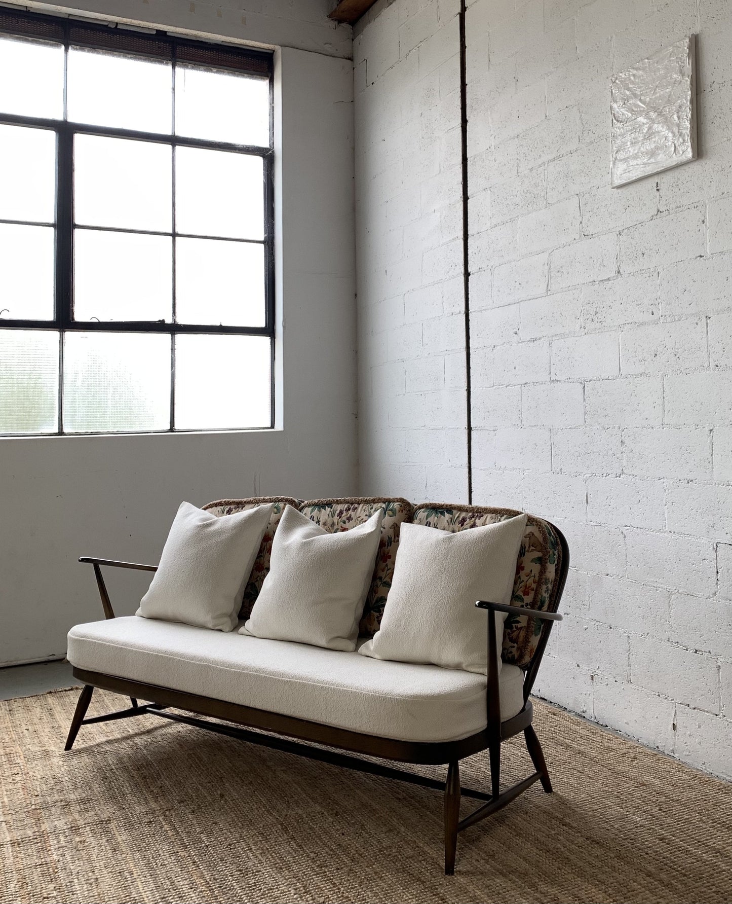 Boucle Sofa by Lucian Ercolani for Ercol (Includes Cushion Set)