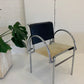 Tubular Chrome Chair with Cowhide Seat