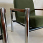 Vintage Teak and Chrome Sebel Armchairs