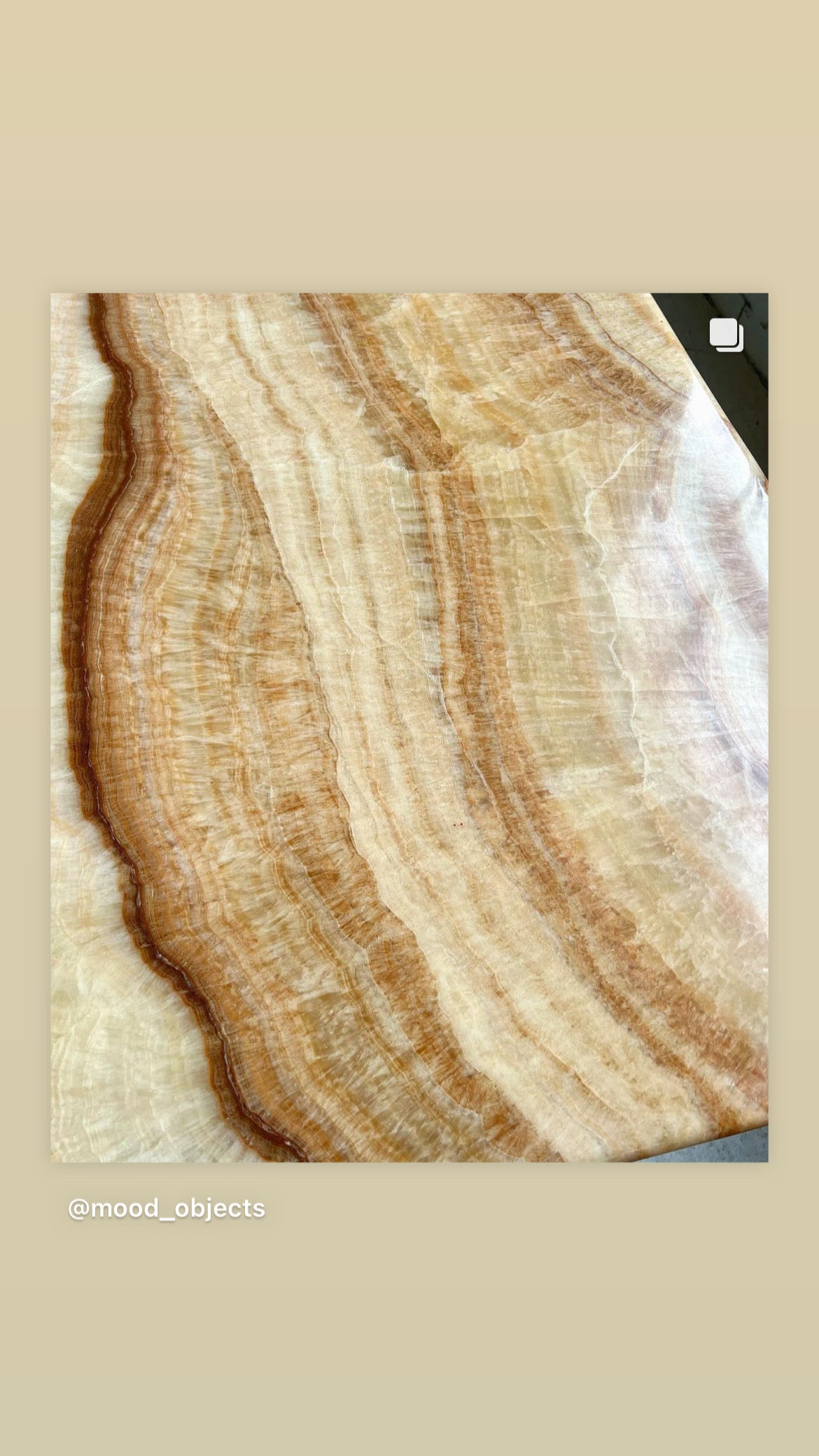 Custom Onyx Lucite Table
