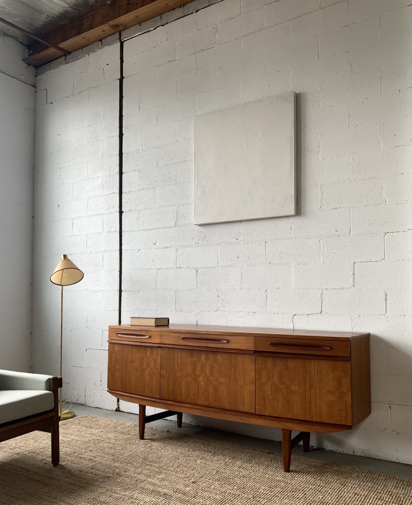 Bow Front Mid Century Sideboard