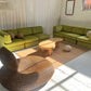 - Bespoke Large Sage Green Modular Sofa