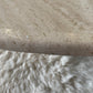 Large Vintage Circular 6-8 Seater Travertine Dining Table