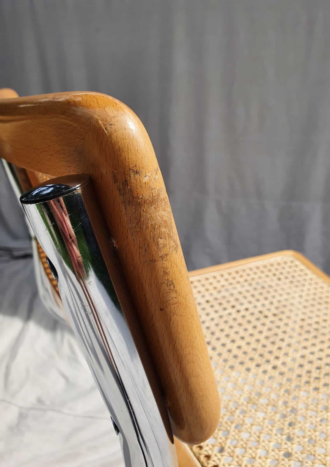 Set of Four Cesca Style Bar Stools