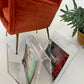 Vintage Perspex Magazine Rack