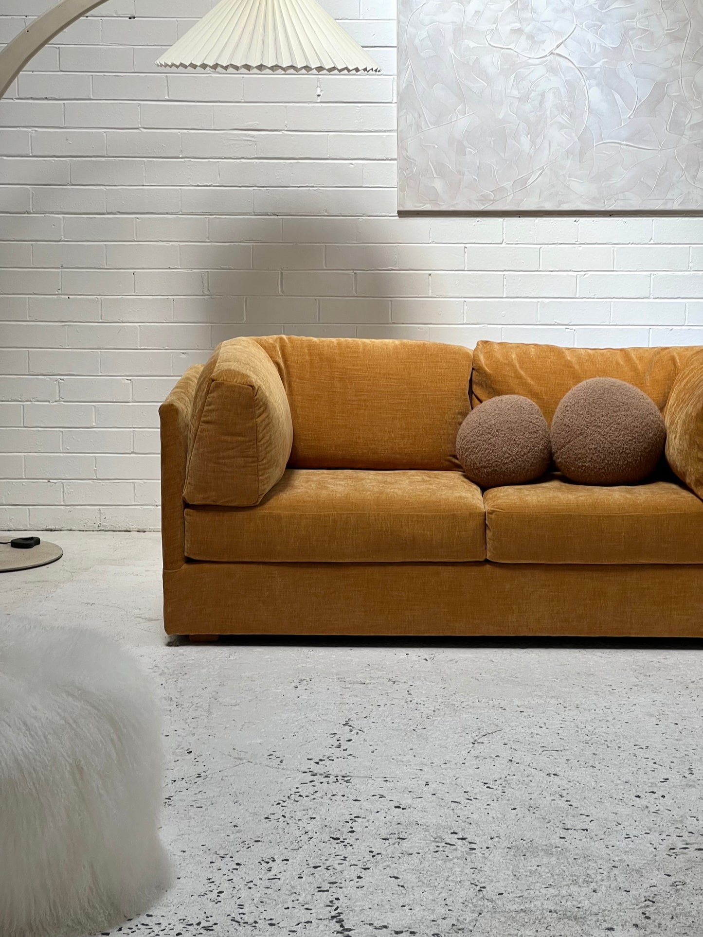 - Bespoke Mustard Sofa
