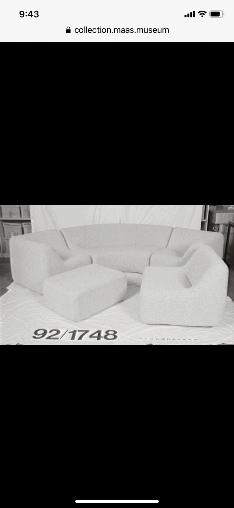 Featherston Numero VII Modular Sofa Reupholstered in Soft Wool