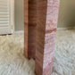 Rare Pink Travertine Table