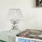 - Crystal-Cut Square Mushroom Lamp, 1960s
