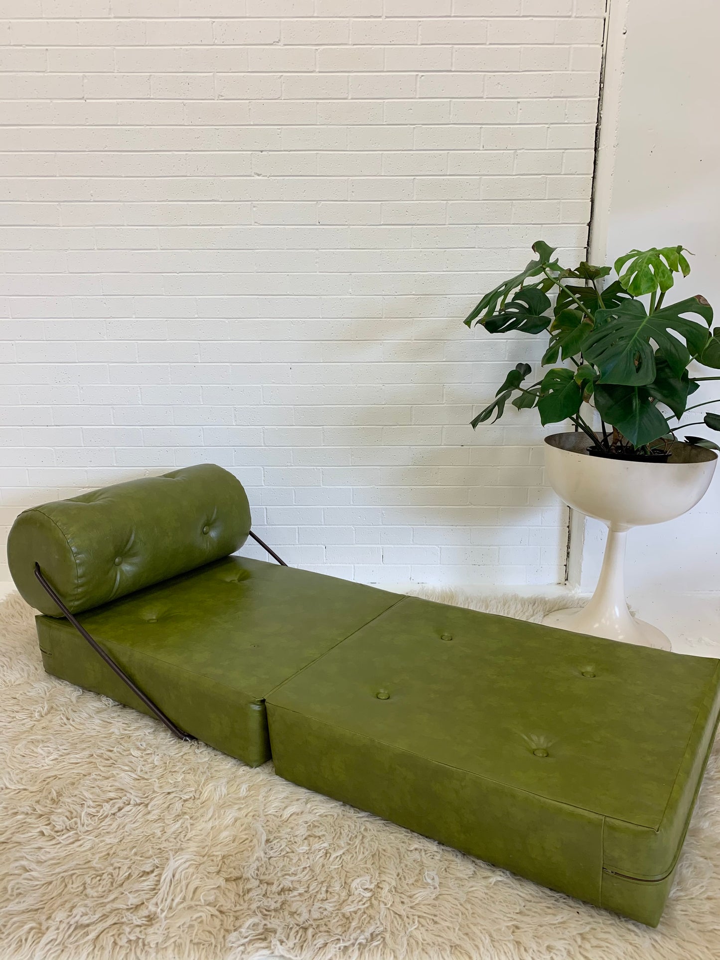 Vintage Ikea “TAJT” Armchair / Fold Out Day Bed