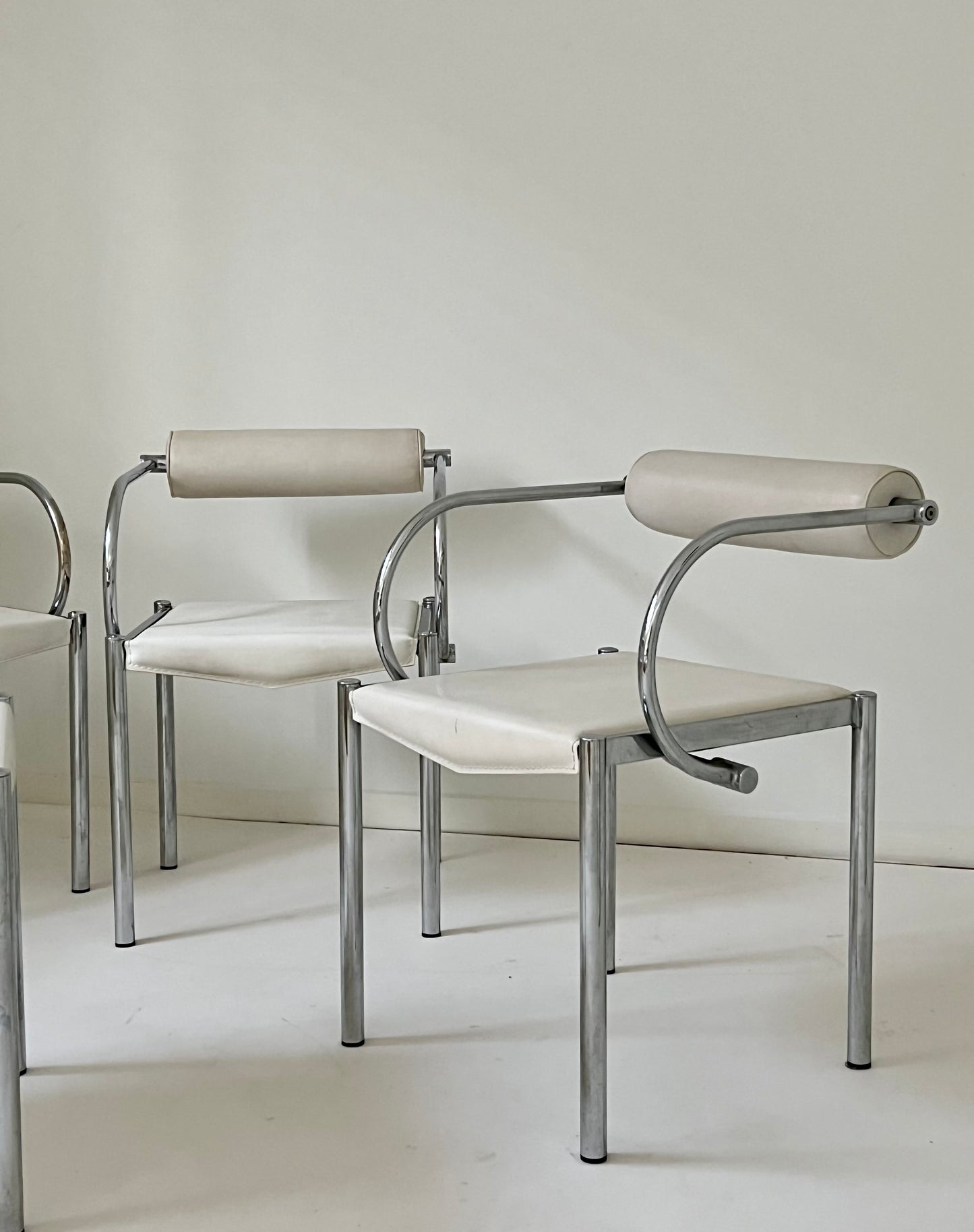 Set of 8 Vintage Italian Dining Chairs