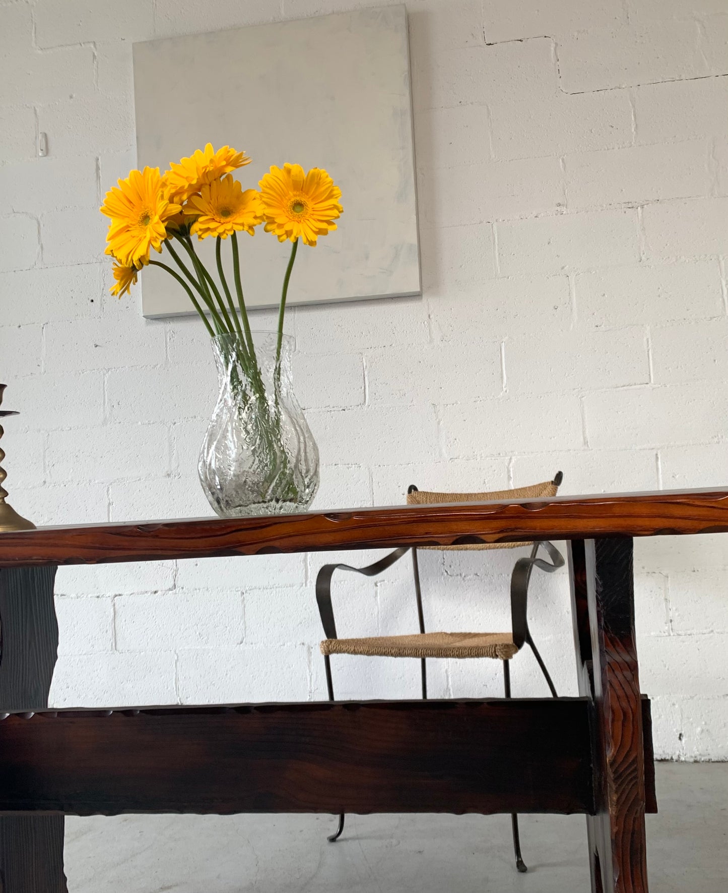Hand Carved Spanish-Style Dining Table