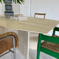 Vintage Travertine Dining Table