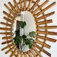 Vintage Italian Bamboo Mirror