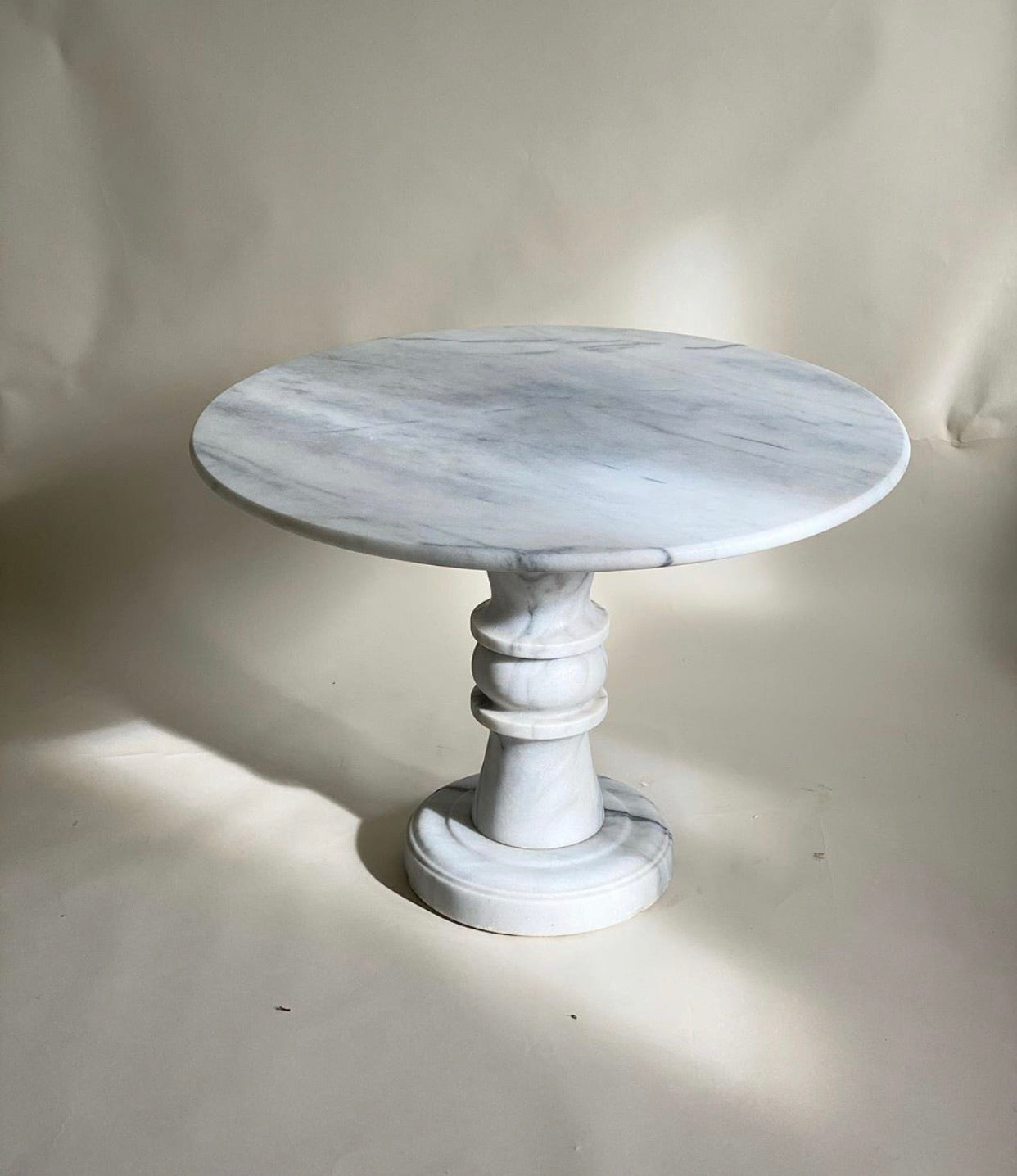 Carrara Marble Side Table