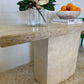 Travertine Console Hall Table