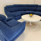 Vintage Modular Curved Sofa by Parker