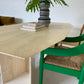 Vintage Travertine Dining Table