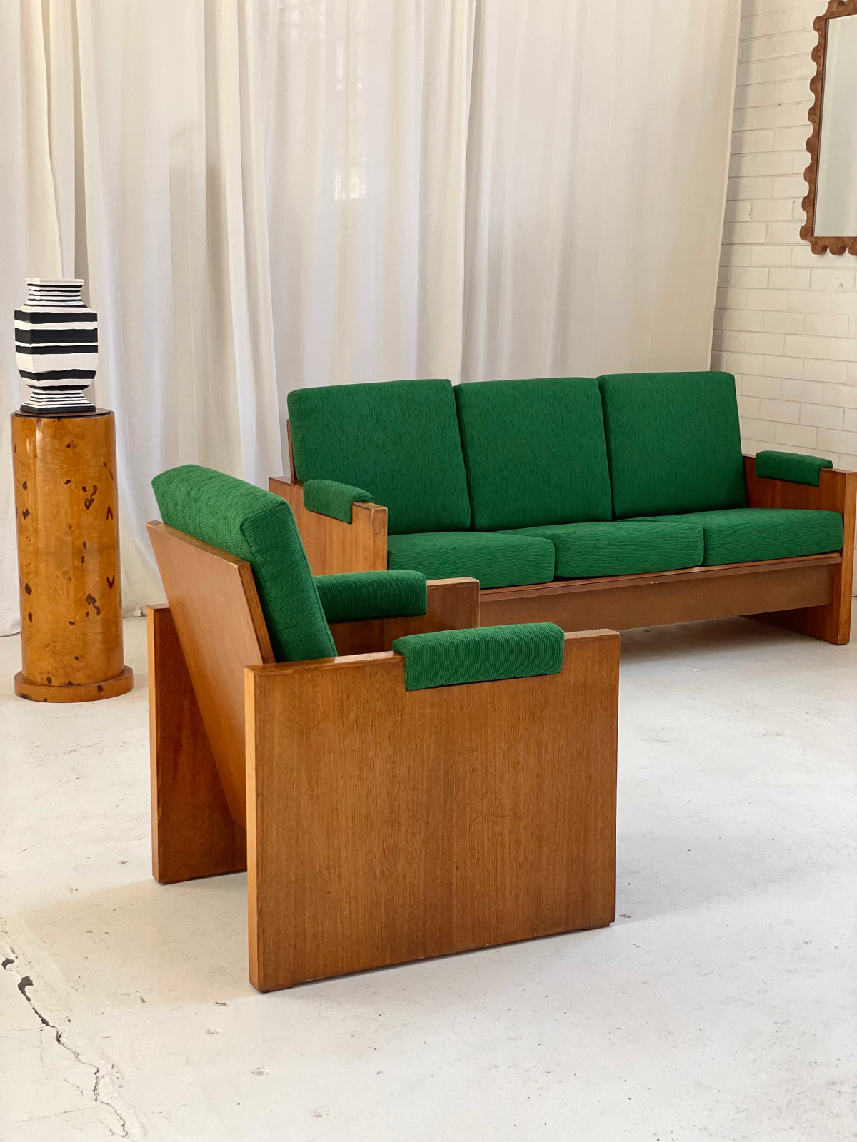Mid Century Three Seater Sofa