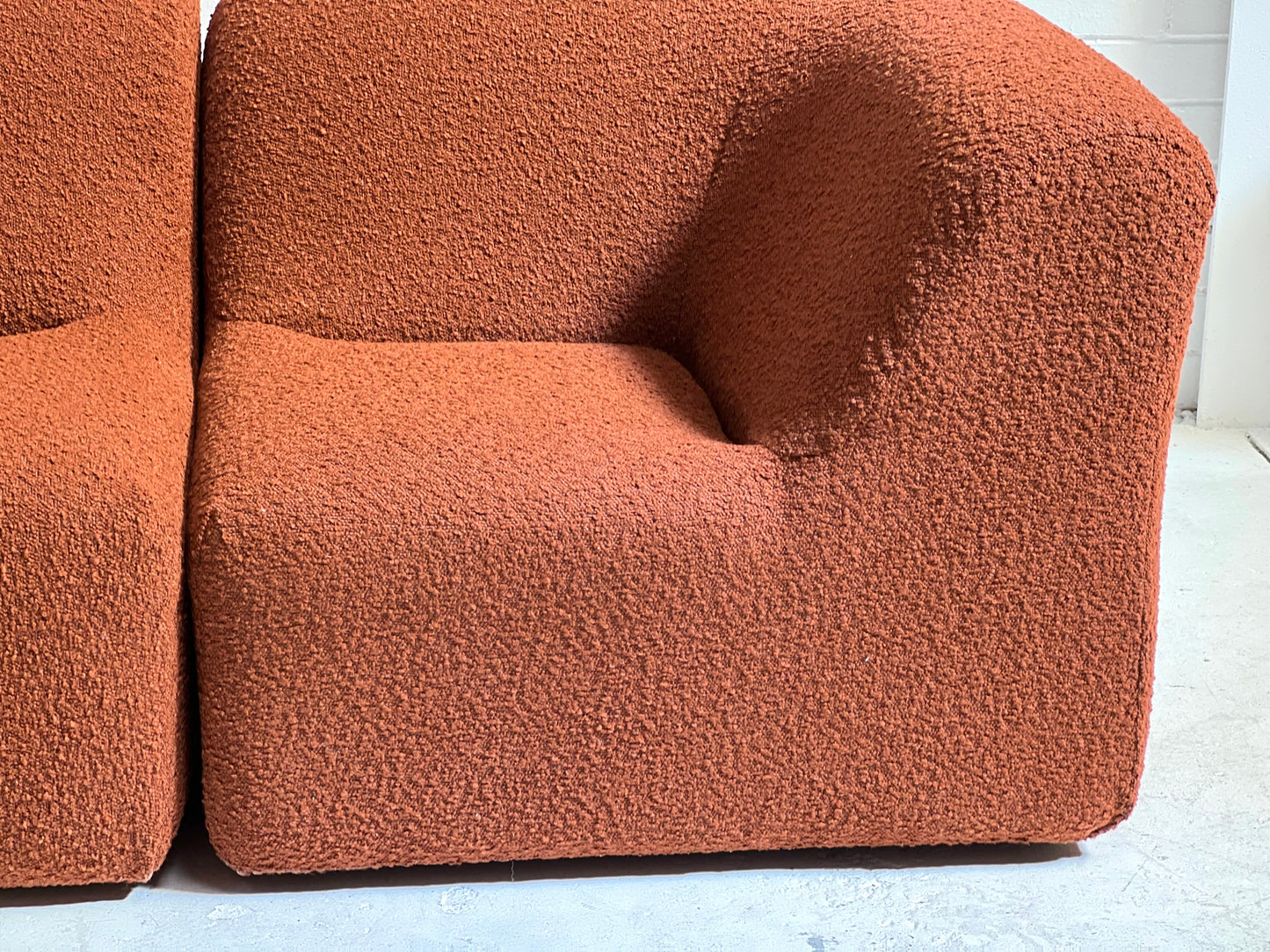Bespoke Boucle Vintage Modular Sofa