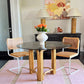 Gabriella Crespi style bamboo cane dining table