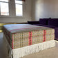 Oversized Ottoman with Bullion Fringe Skirt