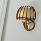 - 1960s French Bamboo Sconce by Louis Sognot