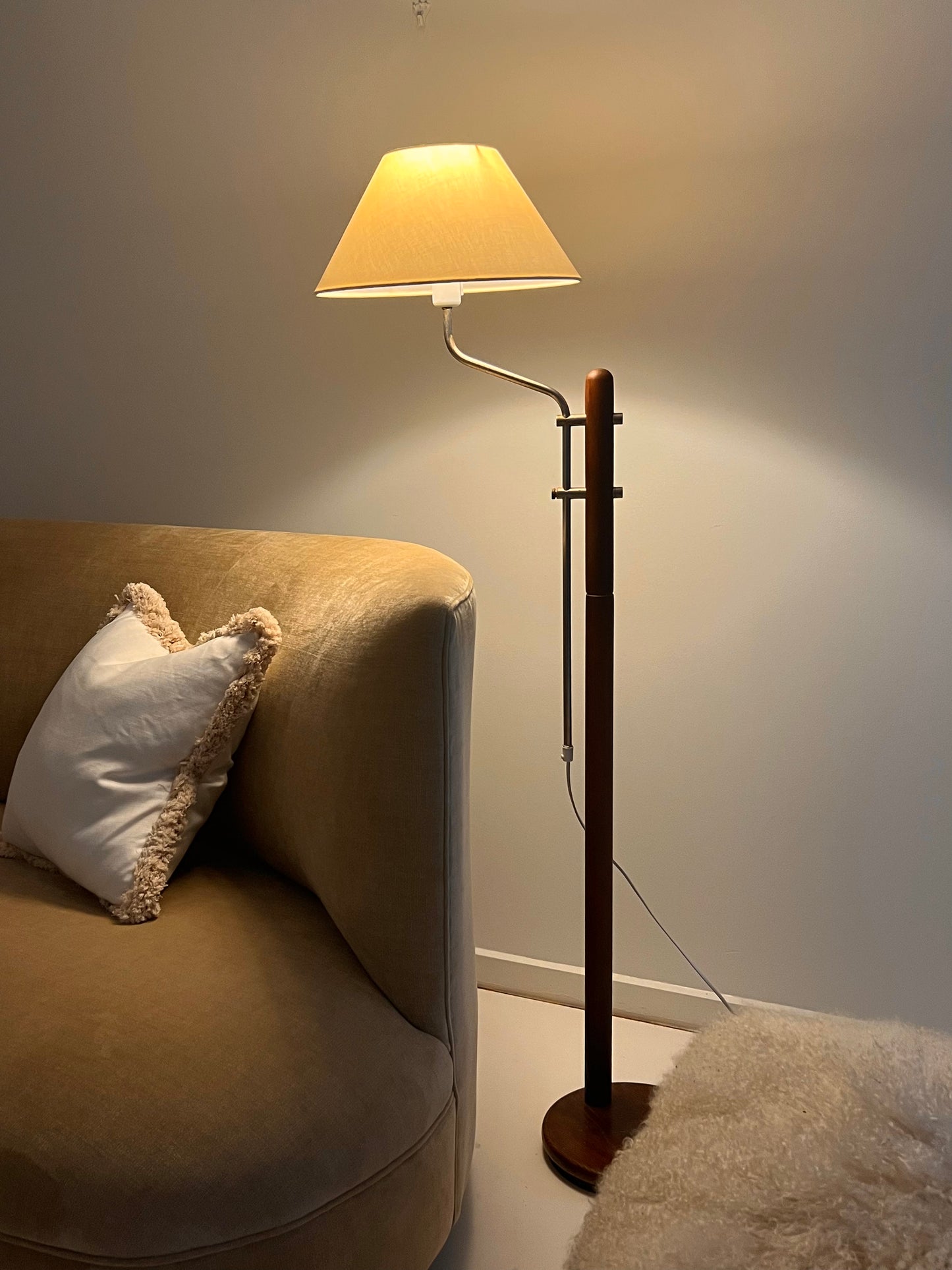 - Adjustable Swedish Floor Lamp, 1980s