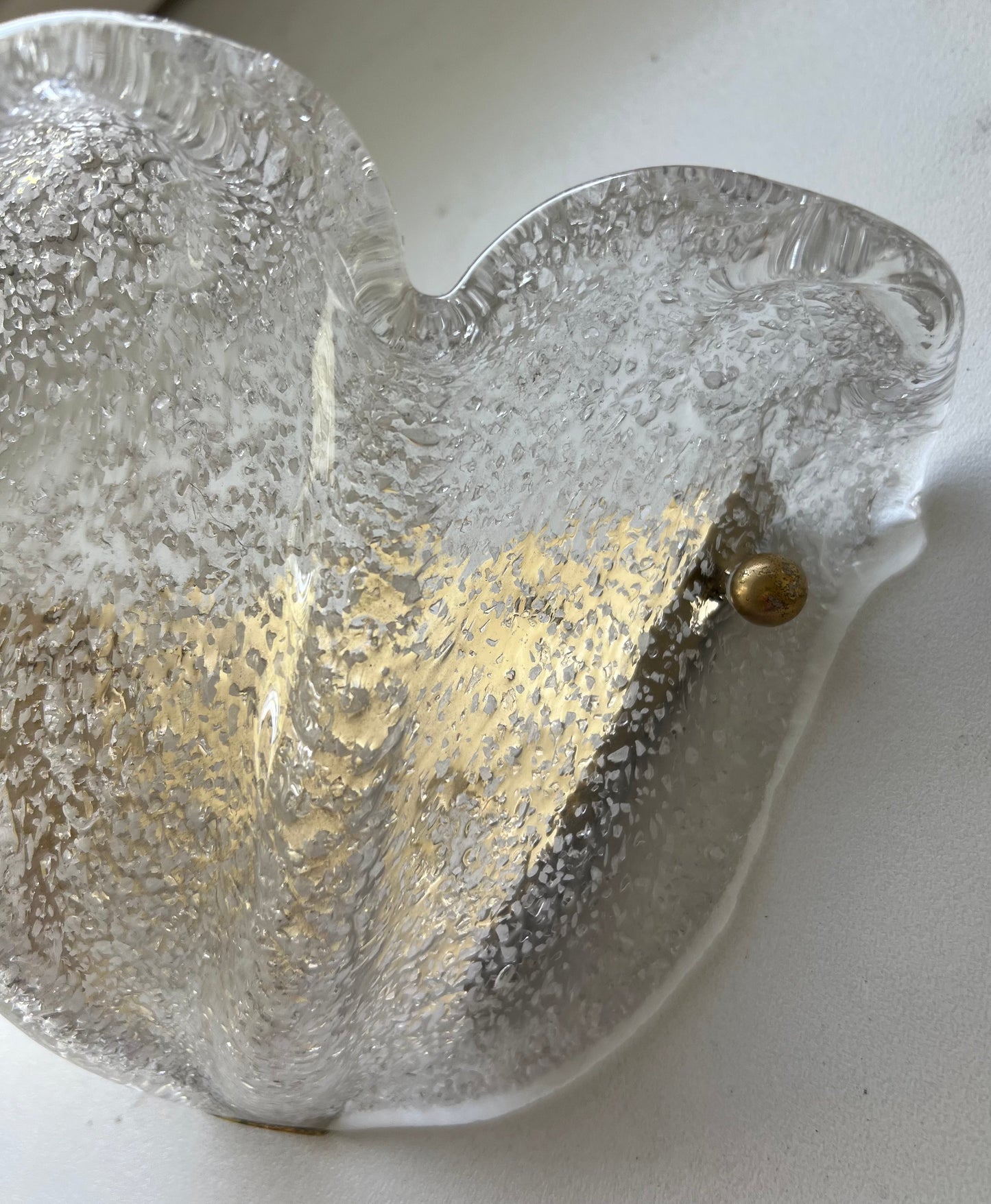 Vintage Murano Flower Sconce, Italy - Two Available