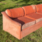 1970s Peach Velvet Louge