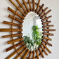 Vintage Italian Bamboo Mirror