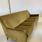 Beautiful Mid Century Gold Velvet Sofa