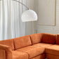 Rust Corduroy Vintage Modular Sofa