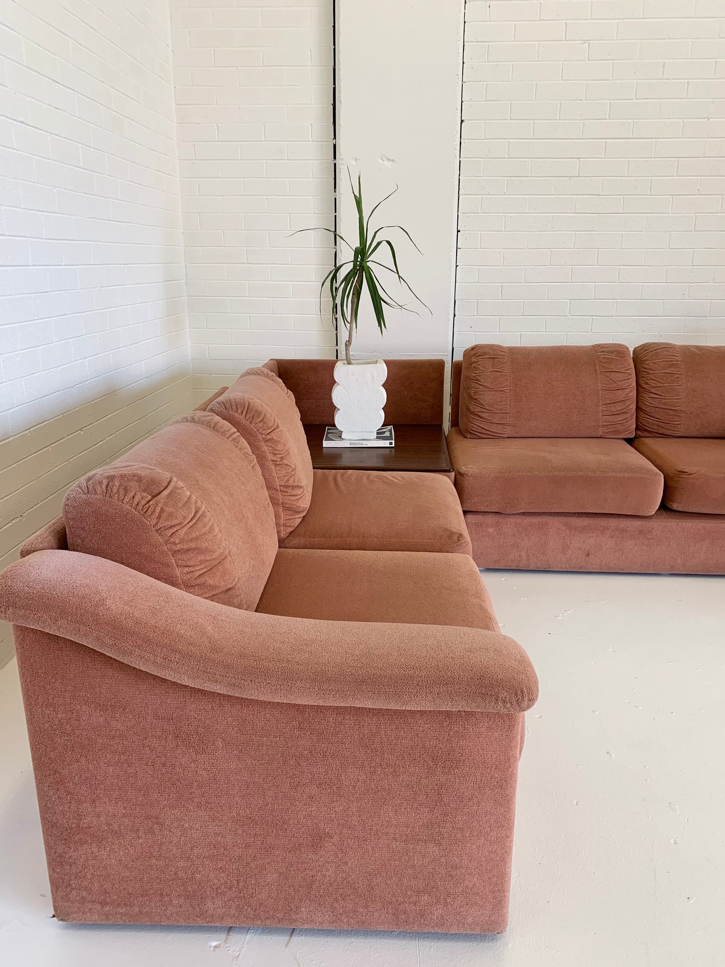 Vintage Parker Velvet Modular Sofa