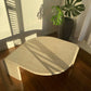 Teardrop Traverting Coffee Table