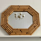 - Large Vintage Bamboo Mirror