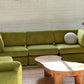 - Bespoke Large Sage Green Modular Sofa