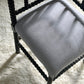 - Antique French Bobbin Chair in Lilac Linen