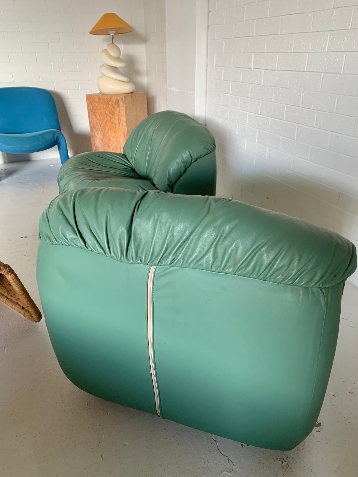 - Vintage Leather Armchair