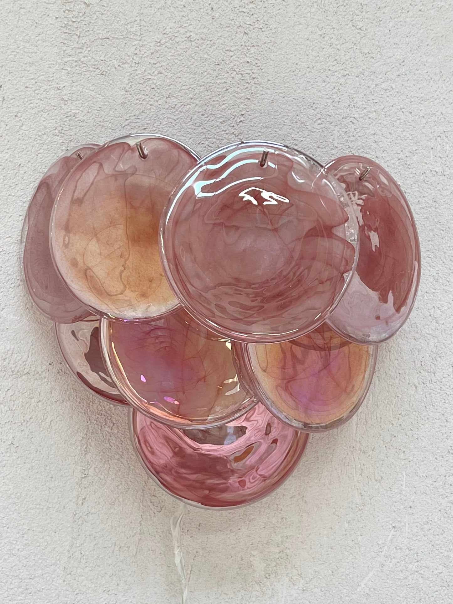 Murano Sconce - VISTOSTI PINK - One Available